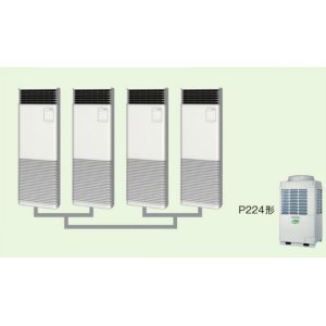 画像: 大阪・業務用エアコン　東芝　床置き　スタンドタイプ　同時ダブルツイン　AFSF22455B2　P224（8馬力）　スーパーパワーエコキュープ　三相200Ｖ