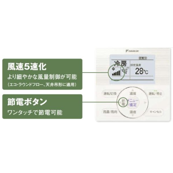 画像3: 大阪・業務用エアコン　ダイキン　天吊ワンダ風流（センシング）タイプ　ワイヤード　ペアタイプ　SSRU50AT　50形（2馬力）　FIVESTARシリーズ　三相200V　 (3)