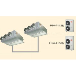 画像: 大阪・業務用エアコン　東芝　寒冷地向けエアコン　天井理込ん形　ビルトインタイプ　ワイヤードリモコン　省工ネneo　同時ツイン　ABHB16052M　P160（6馬力）　三相200V　寒冷地用スーパーパワーエコ暖太郎