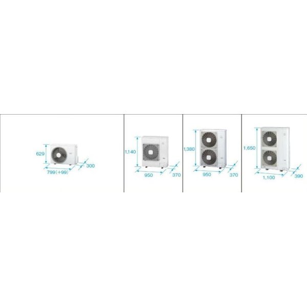 画像2: 大阪・業務用エアコン　日立　寒冷地向けエアコン　ビルトイン　シングル　RCB-AP140HNP5　140型（5馬力）　三相200V　「寒さ知らず・寒冷地向けエアコン」　 (2)